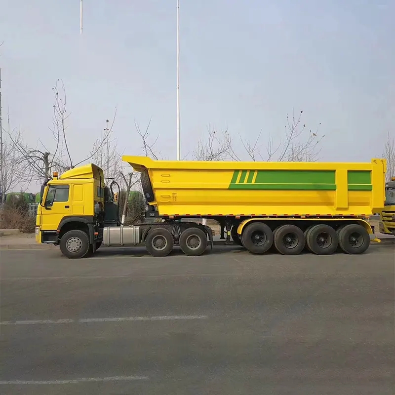 Dump Semi Trailer ၏အသုံးပြုမှုနှင့်အင်္ဂါရပ်များကား အဘယ်နည်း။