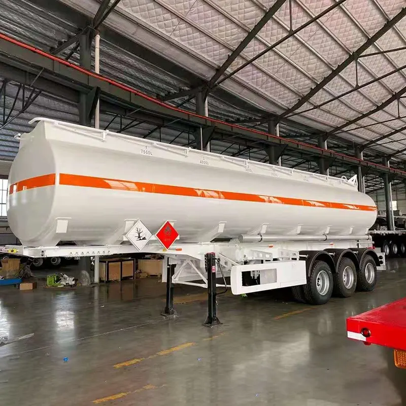 40000l ကာဗွန်သံမဏိ ရေနံတင်ကာ Semi Trailer