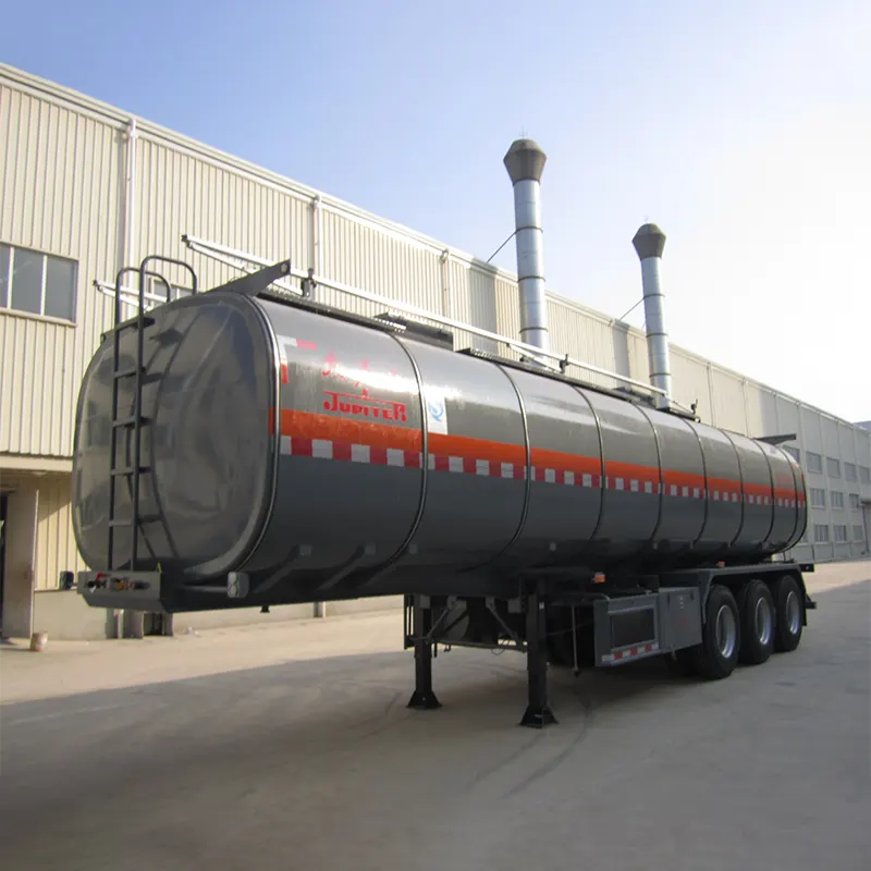 45cbm 45000l ကာဗွန်သံမဏိ ရေနံတင်ကာ တစ်ပိုင်းတွဲ ၅ ခန်းပါသော