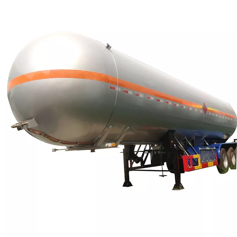 Asme Standard ဖြင့် 50cbm 3-axle Lpg Tanker Trailer