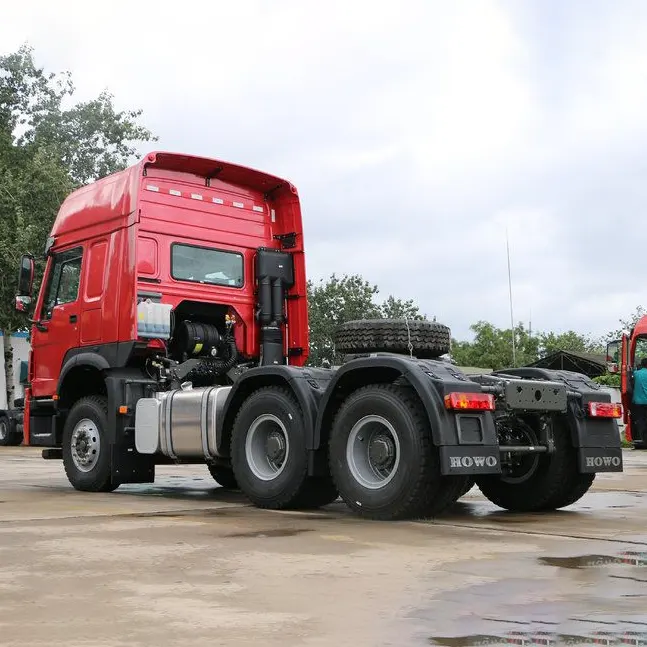 Sinotruk Howo 10 Wheelers 6*4 ထရပ်ကား ထွန်စက် ယူရို 2 ယူရို 4 371hp 380hp 420hp